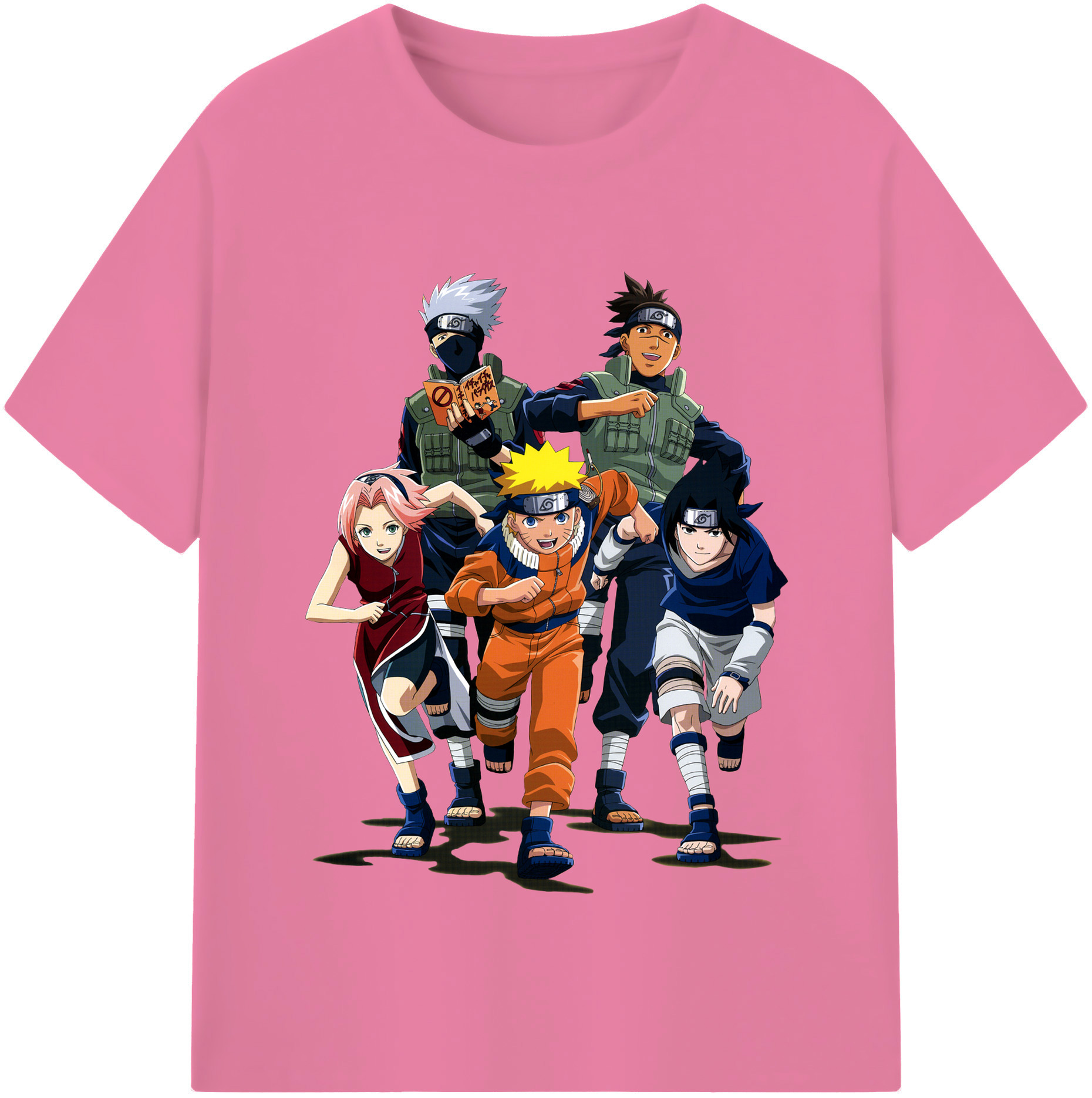 （画像用） NARUTO -ナルト- うずまき ナルト Uzumaki Naruto 綿100％半袖Tシャツ（フロントプリント）